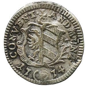 Nuremberg, Cidade Livre (Alemanha), 2 1/2 kreuzer 1774, prata