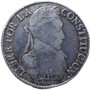 Bolívia, 4 soles 1830, prata