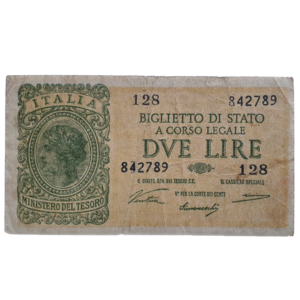 Itália, 2 liras 1944