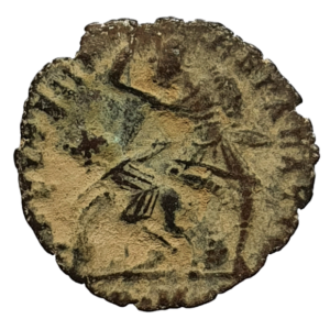 Império Romano, Constâncio II, 351 a 355 dC, follis, FEL TEMP REPARATIO