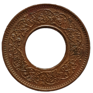 Índia Britânica, 1 pice 1947, bronze