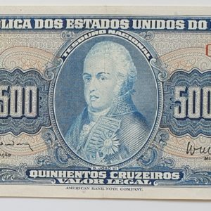 Brasil, República, 500 cruzeiros 1962