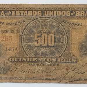 Brasil, República, 500 réis 1894