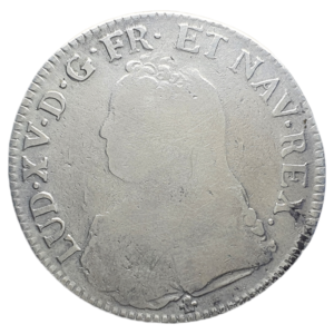 França, Luís XV, Écu, 1736K, prata, 28.8g, 41mm, km# 486