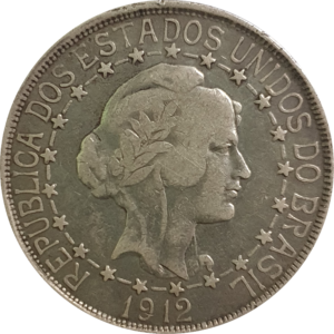 Brasil, República, 2000 réis 1912, Estrelas Ligadas