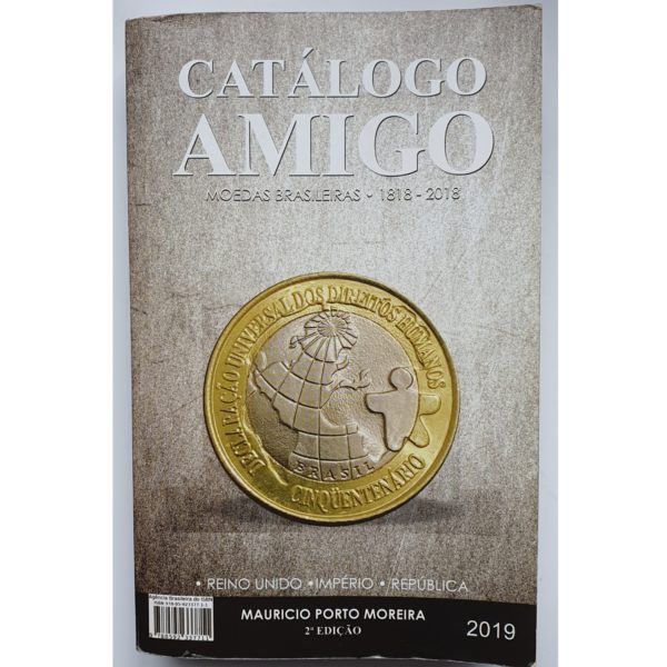 Catálogo Amigo 2019, usado, cédulas e moedas