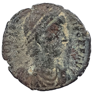 Império Romano, Constâncio II, Follis, SPES REIPVBLICE