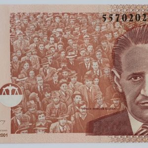 Colômbia, 1000 Pesos 2001, Pick 450, FE