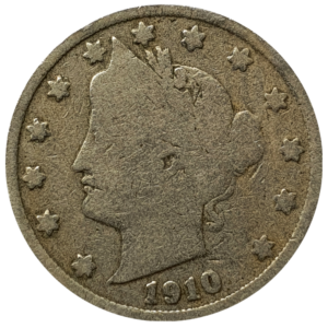 Estados Unidos, 5 cents 1910, Liberty Nickel, KM# 112