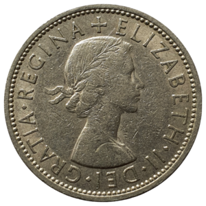 Reino Unido, 2 shillings 1967, cuproníquel