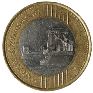 Hungria, 200 forint 2009, bimetálica