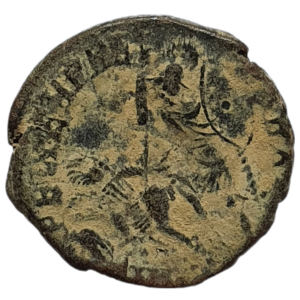 Império Romano, Constâncio Galo, 351 a 354 dC, follis, FEL TEMP REPARATIO