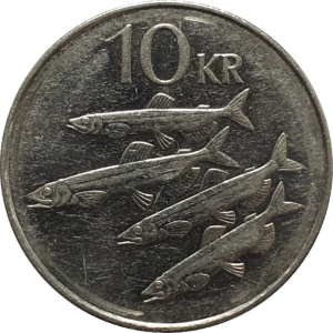 Islândia, 10 krónur 2006 (magnética)