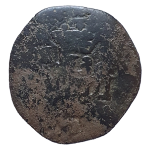 Espanha, Filipe IV, 4  maravedis 1621 a 1655, cobre, 23 mm, 3.1 g, contramarcada