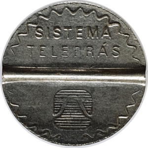 Brasil, ficha telefônica DDD, CMB, 1987