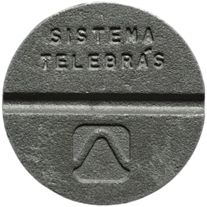 Brasil, ficha telefônica LOCAL, Plastipar, 1986