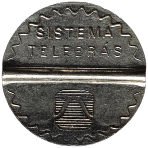 Brasil, ficha telefônica DDD, CMB, 1986