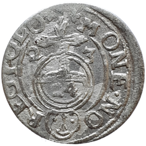 Comunidade das Duas Nações (Polônia e Lituânia), Sigismundo III, 3 polker (1/24 thaler) 1623, prata, 0.6 g, 19 mm, KM# 41