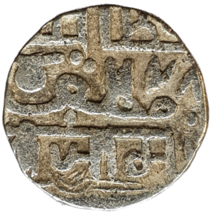 Nawanagar (estado principesco indiano), 1 kori 1571, prata, 4.7 g, 17 mm, km# 5