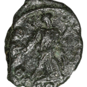 Império Romano, follis, bronze, 1.3 g, 16 mm, 337 a 340 dC, Santa Helena, mãe de Constantino
