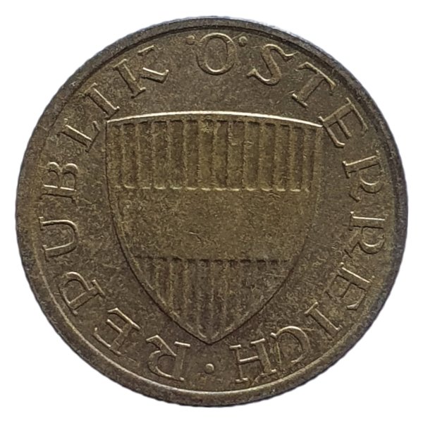 Áustria, 50 groschen 1985, alumínio-bronze, 3g, 19.5mm, km# 2885 - Image 2