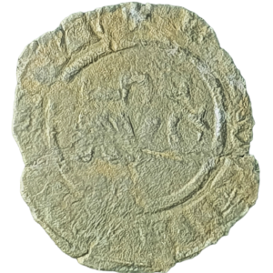 Reino da Sicília (estado italiano), Frederico II, denaro, prata baixa, 0.5g, 17mm, 1220 a 1245, N# 322345