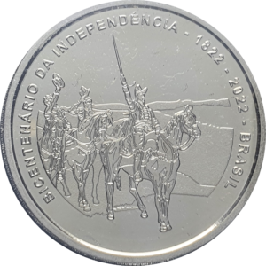 Brasil, 2 reais 2022, cuproníquel, bicentenário da independência! Imperdível!!