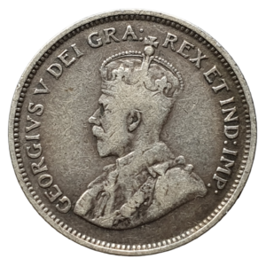 Chipre (domínio britânico), 4 1/2 piastras 1921, prata 0.925, 2.82 g, 19 mm, km# 15, escassa