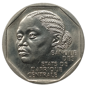 Camarões, 500 francos 1986, cuproníquel, 10.89 g, 30.04 mm, km# 23