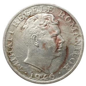 Romênia, 25.000 lei 1946, prata 0.700, 12.5 g, 32 mm, km# 70