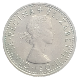 Reino Unido, 6 pence 1967, cuproníquel, 2.8 g, 19 mm, km# 903
