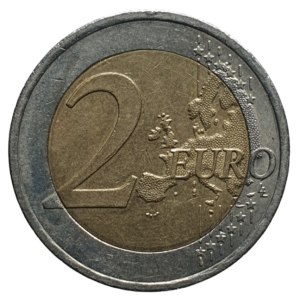 Áustria, 2 euros 2007, bimetálica, 8.5 g, 25.75 mm, km# 3150, 50 anos do tratado de Roma