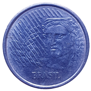 Brasil, 1 real 1994, inox, 4.3 g, 24 mm, primeira família