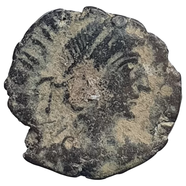 Império Romano, provável Juliano II, 357 a 363 dC, follis, SPES REIPVBLICAE - Image 2
