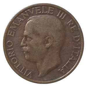 Itália, 10 centesimi 1930, cobre, 5.3 g, 22 mm, km# 60, Vitório Emanuel III