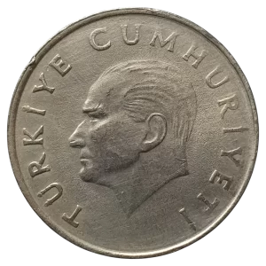 Turquia, 100 liras 1985, níquel-latão, 11 g, 29.65 mm, km# 967