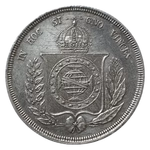 Brasil, Império, 500 réis 1859, prata 0.917, 6.3 g, 25 mm, km# 464, Bentes 494.07.01
