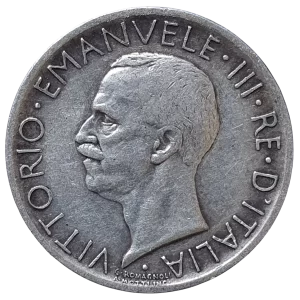 Itália, 5 liras 1929, prata 0.835, 5.0 g, 23 mm, km# 67, águia, Vitório Emanuel III