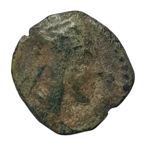 Reino da Armênia, Tigranes II, o Grande, hemichalkon, bronze, 1.5 g, 14 mm, 80 a 68 aC, N#376015