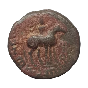 Império Kushano, Vima Takto, dracma, bronze, 20 mm, 8.2 g, 80 a 90 dC, N# 56877