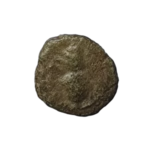 Éfeso (Jônia), AE12, bronze, 0.36 g, 12 mm, 405 a 390 aC, abelha/cabeça de veado à direita, N# 463654, IRN: 94!