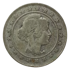 Brasil, República, 2000 réis 1927, prata 0.500, 8 g, 26 mm, km# 526, mocinha