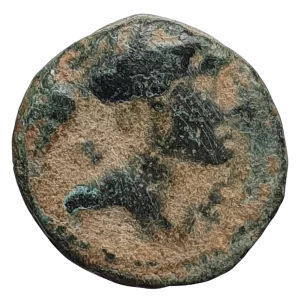 Império Selêucida, Seleuco III Soter, bronze, 4.1 g, 15 mm, 226 a 223 aC, Artemis / Apolo, cunhada em Antioquia (Síria), N# 61395