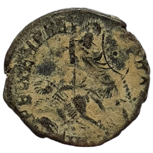 Império Romano, Constâncio Galo, 351 a 354 dC, follis, FEL TEMP REPARATIO - Image 2