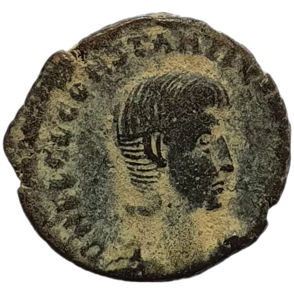 Império Romano, Constâncio Galo, 351 a 354 dC, follis, FEL TEMP REPARATIO