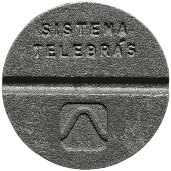 Brasil, ficha telefônica LOCAL, Plastipar, 1986 - Image 2