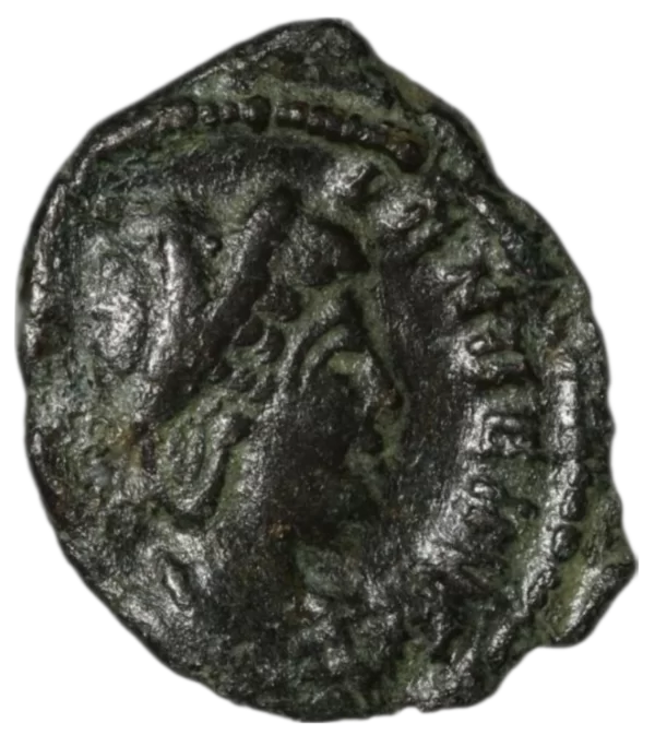 Império Romano, follis, bronze, 1.3 g, 16 mm, 337 a 340 dC, Santa Helena, mãe de Constantino