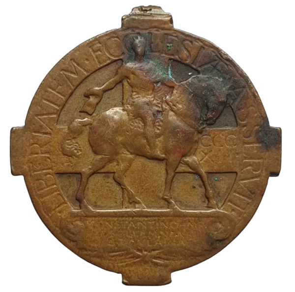 Medalha comemorativa dos 1600 anos do Édito de Milão, 30 mm - Image 2